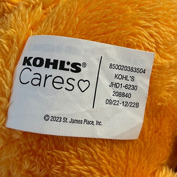 Kohls Cares Jimmy Fallon This is Baby Orange Gold Lion Plush 13" Stuffed Animal - Picture 5 of 8